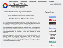Tablet Screenshot of fa-gerrit-weber.de